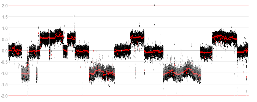 Figure 7: Example of a shredded chromosomal structure